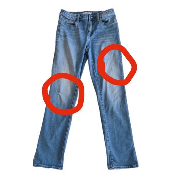 Lands End Mid Rise‎ 9” Straight Leg Jeans Medium Wash Denim Women’s Size 8 - Picture 12 of 13